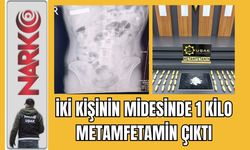 İki Kişinin Midesinde 1 Kilo Metamfetamin Çıktı
