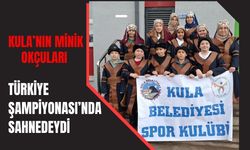 Kula’nın Minik Okçuları Türkiye Şampiyonası’nda Sahnedeydi