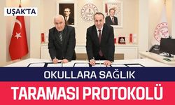 Uşak’ta Okullara Sağlık Taraması Protokolü