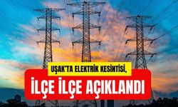 Uşak’ta Elektrik Kesintisi, İlçe İlçe Açıklandı