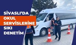 Sivaslı’da Okul Servislerine Sıkı Denetim