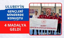 Ulubey’in Gençleri Minderde Konuştu: 4 Madalya Geldi