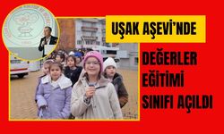 Uşak Aşevi’nde Değerler Eğitimi Sınıfı Açıldı