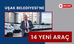 Uşak Belediyesi’ne 14 Yeni Araç