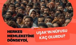 Herkes memleketine dönseydi, Uşak’ın nüfusu kaç olurdu?