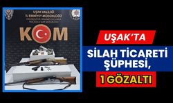 Uşak’ta Silah Ticareti Şüphesi, 1 Gözaltı