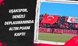 Uşakspor, Denizli Deplasmanında Altın Puanı Kaptı