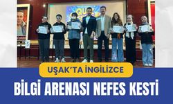 Uşak’ta İngilizce Bilgi Arenası Nefes Kesti