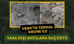 Uşak’ta Termal Drone ile Yasa Dışı Avcılara Suçüstü