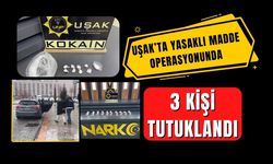 Uşak’ta Yasaklı Madde Operasyonunda 3 Kişi Tutuklandı