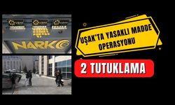 Uşak’ta Yasaklı Madde Operasyonu 2 Tutuklama