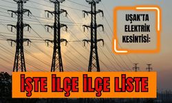 Uşak’ta Elektrik Kesintisi, İşte İlçe İlçe Liste
