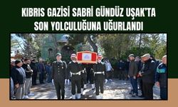 Kıbrıs Gazisi Sabri Gündüz Uşak’ta Son Yolculuğuna Uğurlandı