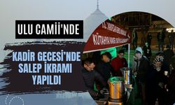 Uşak’ta Kadir Gecesi’nde salep ikramı yapıldı