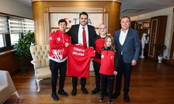 Özel Sporculardan TİKA Başkanı Abdullah Eren’e Ziyaret