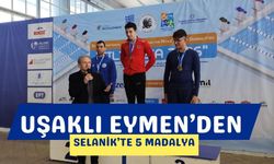 Uşaklı Eymen’den Selanik’te 5 Madalya