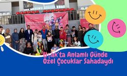Uşak’ta Anlamlı Günde Özel Çocuklar Sahadaydı