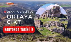 Uşak’ta Gizli Yol Ortaya Çıktı: Kanyonda Tarihi İz