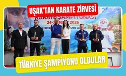 Uşak’tan Karate Zirvesi: Türkiye Şampiyonu Oldular
