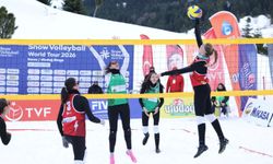 Uludağ’da Kar Voleybolu Heyecanı Başladı