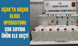 Uşak’ta Kaçak Alkol Operasyonu, Çok Sayıda Ürün Ele Geçti