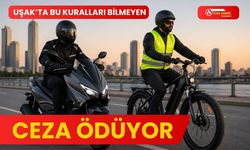 Uşak’ta Bu Kuralları Bilmeyen Ceza Ödüyor: Elektrikli Araçlara Sıkı Kurallar