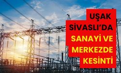 Uşak Sivaslı’da Sanayi ve Merkezde Kesinti