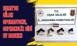 Eşme’de Silah Operasyonu, Cephanelik Gibi Ev Baskını