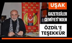 Uşak Gazeteciler Cemiyeti’nden Özdil’e Teşekkür