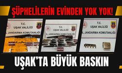 Şüphelilerin Evinden Yok Yok! Uşak’ta Büyük Baskın
