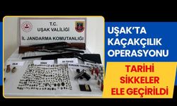 Uşak’ta Kaçakçılık Operasyonu, Tarihi Sikkeler Ele Geçirildi
