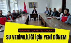Karahallı’da Kritik Toplantı: Su Verimliliği İçin Yeni Dönem