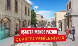 Uşak’ta Mende Pazarı Çevresi Yenileniyor