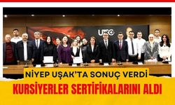 NİYEP Uşak’ta Sonuç Verdi: Kursiyerler Sertifikalarını Aldı