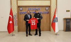 TFF’den Erzurum’da Ziyaret! Otyakmaz, Emniyet Müdürü Karaburun ile Görüştü