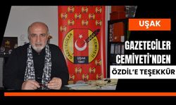 Uşak Gazeteciler Cemiyeti’nden Özdil’e Teşekkür