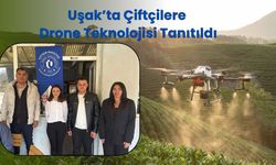 Uşak’ta Çiftçilere Drone Teknolojisi Tanıtıldı