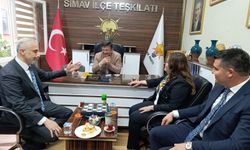 SİMAV AK PARTİ İLÇE TEŞKİLATINDA BAYRAMLAŞMA