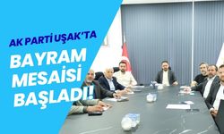 AK Parti Uşak’ta Bayram Mesaisi Başladı! İlçe Başkanlarıyla Kritik Toplantı