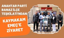 Anahtar Parti Banaz İlçe Teşkilatı’ndan Kaymakam Emeç’e Ziyaret
