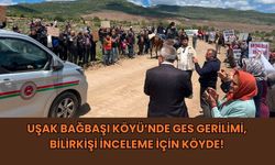 Uşak Bağbaşı Köyü’nde GES Gerilimi, Bilirkişi İnceleme İçin Köyde!