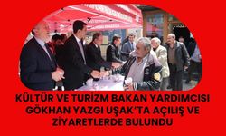 Kültür ve Turizm Bakan Yardımcısı Gökhan Yazgı Uşak’ta Açılış ve Ziyaretlerde Bulundu