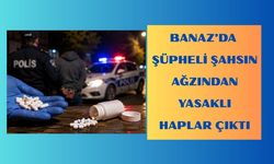 Banaz’da Şüpheli Şahsın Ağzından Yasaklı Haplar Çıktı