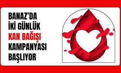Banaz’da İki Günlük Kan Bağışı Kampanyası Başlıyor