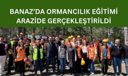 Banaz’da Ormancılık Eğitimi Arazide Gerçekleştirildi
