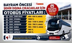 Bayram Yolculuğu Cep Yakıyor! Uşak’tan Otobüs Biletleri El Yakmaya Başladı
