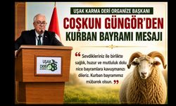 Uşak Karma Deri Organize Başkanı Coşkun Güngör’den Kurban Bayramı Mesajı