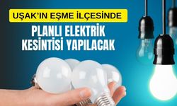 Uşak’ın Eşme İlçesinde Planlı Elektrik Kesintisi Yapılacak