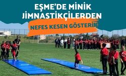 Eşme’de Minik Jimnastikçilerden Nefes Kesen Gösteri! Performansları Büyük Alkış Aldı