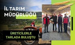 İl Tarım Müdürlüğü Üreticilerle Tarlada Buluştu